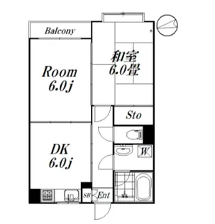 クレシーダ【3階】の間取り