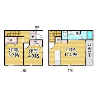 エターナルシー泉台の間取り