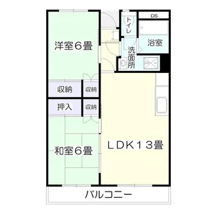 幸ハイツ【3階】の間取り