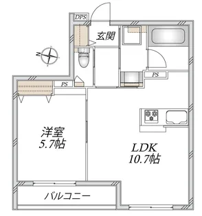 へーベルメゾン西巣鴨【3階】の間取り