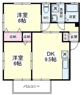 クラウンハイツN【1階】の間取り