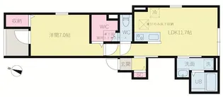 アンダンテ下馬【1階】の間取り
