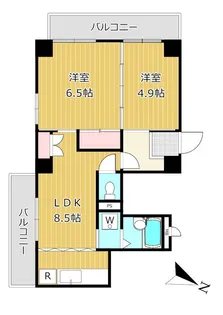 代々木伊藤ローヤルコーポ【4階】の間取り