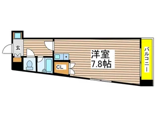 久屋パークサイドハウス【10階】の間取り