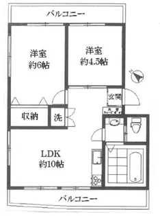 福寿院ビル【4階】の間取り