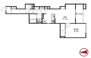 シャトネルA【3階】の間取り