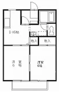 ひまわり F【2階】の間取り