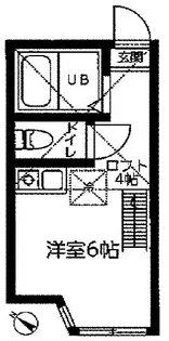 ユナイト東白楽プチ・カナール【1階】の間取り