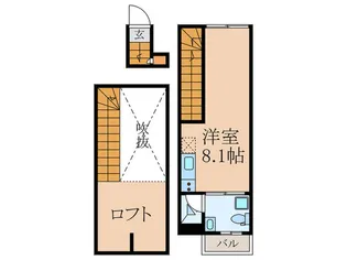 ブライトハウス都立家政【2階】の間取り