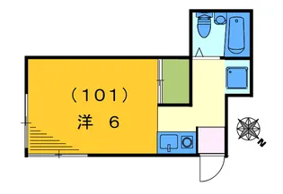 メゾン田嶋I【1階】の間取り