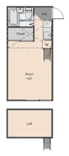 セフィール程久保【2階】の間取り