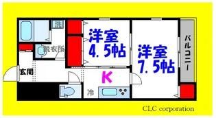 K.グランツ【3階】の間取り