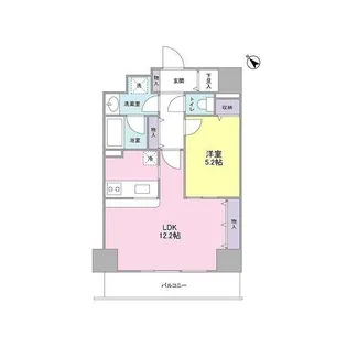 TKフラッツ渋谷【1階】の間取り