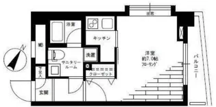 シンシア雪谷大塚casa【3階】の間取り