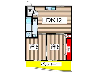 天池ビル【6階】の間取り