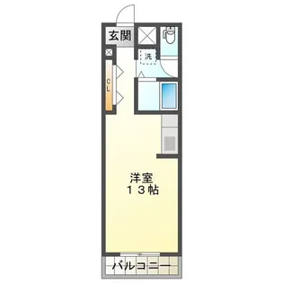 カーサ新町【6階】の間取り