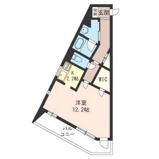 パールハイツ中野坂上【3階】の間取り