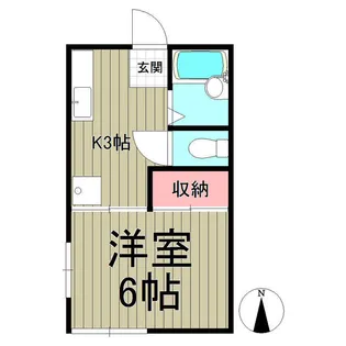 セピアンドエルII【1階】の間取り