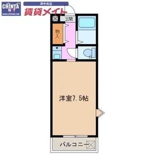 シーサイドパレス【1階】の間取り