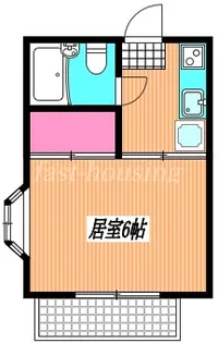 ハイツ御殿山【1階】の間取り