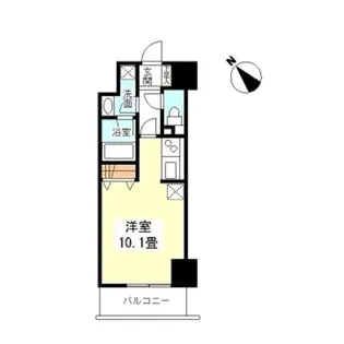 TKフラッツ渋谷【7階】の間取り