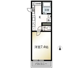 MQuarto成増【2階】の間取り