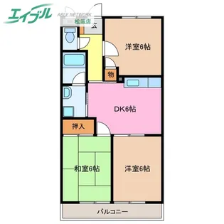 リヴェール【1階】の間取り