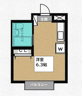 カメリア祐天寺【4階】の間取り