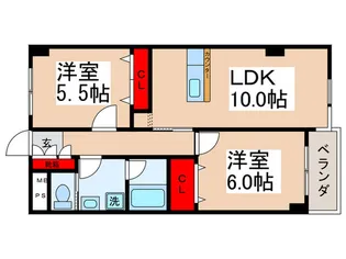エレガントプラザ【4階】の間取り