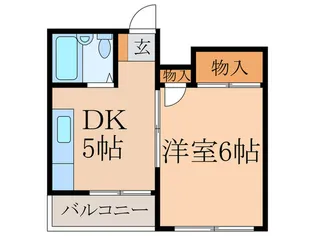 サフラン若宮【2階】の間取り