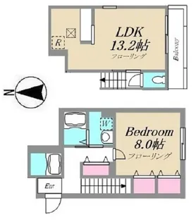 コルティーレ・ナノカの間取り