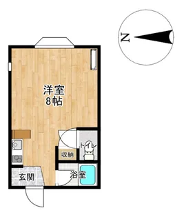 アトムハイツII【1階】の間取り