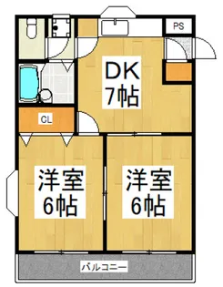 ソレーヌ【2階】の間取り
