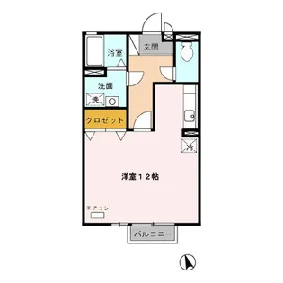 コートスバル C【1階】の間取り