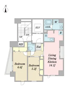 Sanare Nerima【9階】の間取り