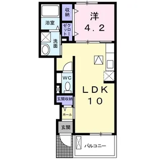 フェリーチェN II【1階】の間取り