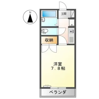 ユースパレス土井【1階】の間取り