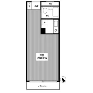 ライオンズマンション下総中山第弐【2階】の間取り