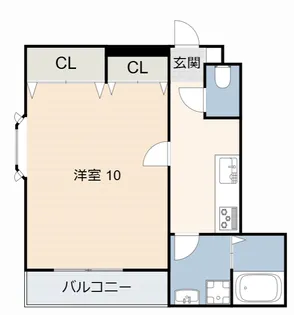 アンプルール リーブル 苗場【2階】の間取り