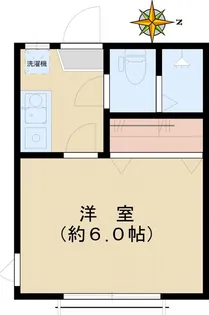 ヒルサイドハイツ【1階】の間取り