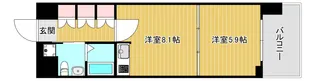 エグゼレジデンスタワー【5階】の間取り