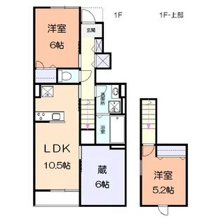 グレースフォレスト【1階】の間取り