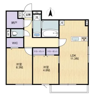 グランデケヤキ【2階】の間取り