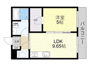 仮称)上島町B棟【1階】の間取り