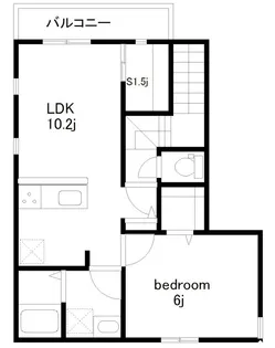アルコマーレ由比ヶ浜【2階】の間取り