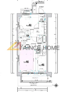 イノバスすみだ八広【2階】の間取り