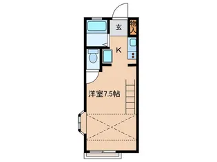 豊栄マンション【2階】の間取り