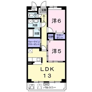 Sakura ビベンテII【2階】の間取り