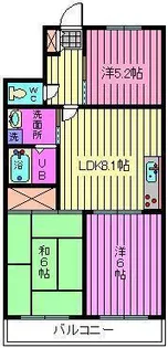 Felice大宮(フェリーチェ大宮)【2階】の間取り