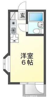 かとれあマンション【4階】の間取り
